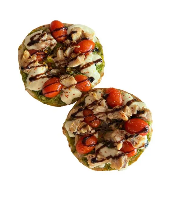Pesto Pizza Bagel